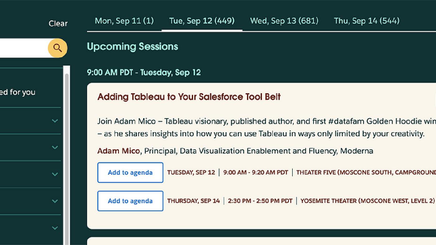 Road To Dreamforce: Find Your Next Session