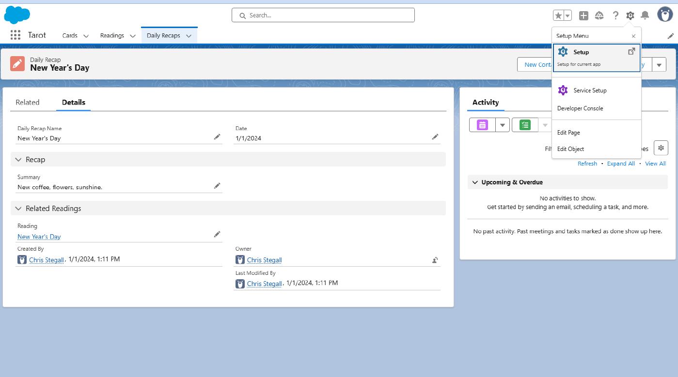 Setup Navigation